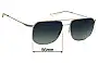 Sunglass Fix Replacement Lenses for Barton Perreira Javelin - 56mm Wide 