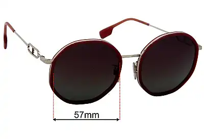 Burberry BE 3127D Replacement Lenses 57mm wide 