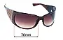 Sunglass Fix Replacement Lenses for Carolina Herrera CH-195 - 70mm Wide 