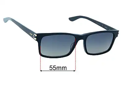 Cartier CT00050O Replacement Lenses 55mm wide 