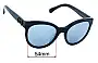 Sunglass Fix Lentes de Repuesto para Chanel 5315 - 54mm Wide 