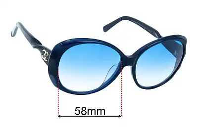 Chanel 6231H Ersatzgläser 58mm wide 
