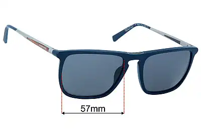 Chopard SCH 277 Replacement Lenses 57mm wide 