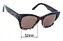 Sunglass Fix Replacement Lenses for Christian Dior DiorSignature B4I - 52mm Wide 