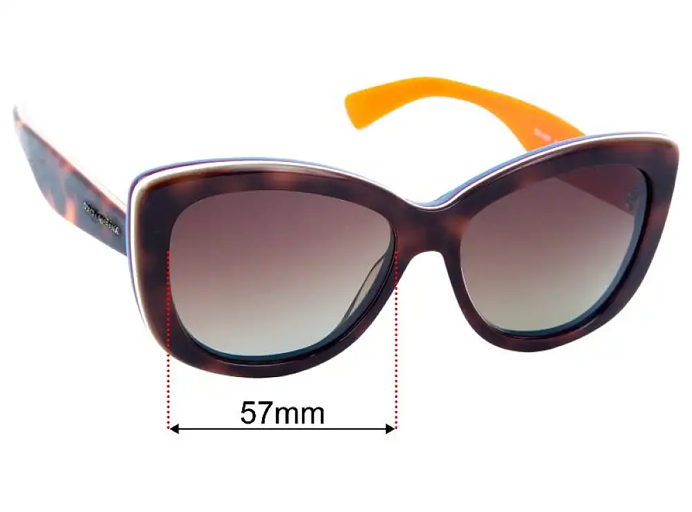 Sunglass Fix Replacement Lenses for Dolce & Gabbana DG4206 - 57mm Wide Sunglass Fix Replacement Lenses for Dolce & Gabbana DG4206 - 57mm Wide