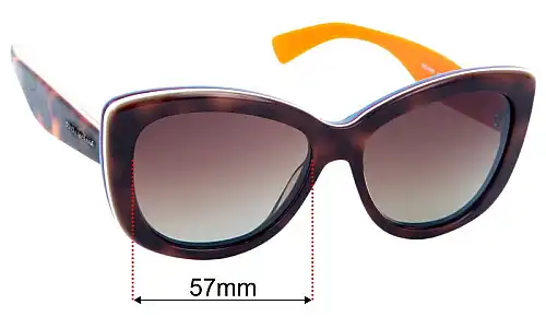 Sunglass Fix Replacement Lenses for Dolce & Gabbana DG4206 - 57mm Wide Dolce & Gabbana DG4206 Replacement Lenses 57mm wide