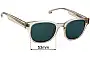 Sunglass Fix Lentes de Repuesto para Entourage of 7 Beacon XL - 53mm Wide 