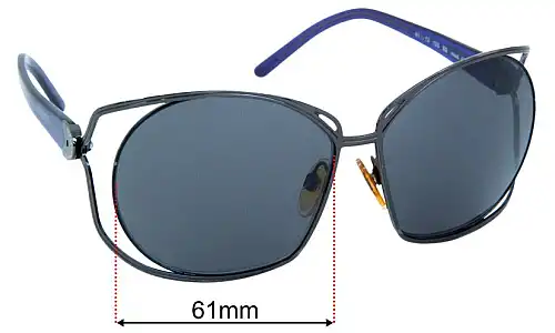 Gianfranco Ferre GF932 Replacement Lenses 61mm wide 