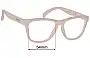Sunglass Fix Replacement Lenses for Goodr Don't Make Me Blush - 53mm Wide 
