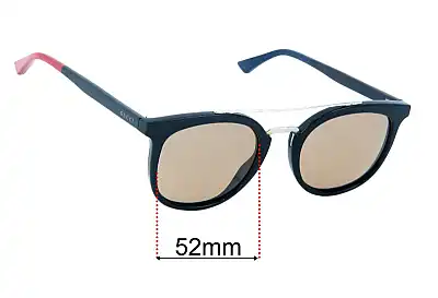 Gucci GG0403SA Ersatzgläser 52mm wide 