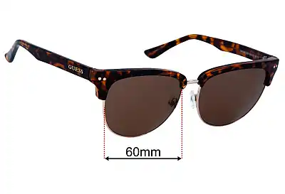 Guess GF0283 Replacement Lenses 60mm wide 