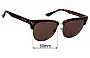 Sunglass Fix Replacement Lenses for Guess GF0283 - 60mm Wide 