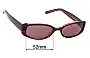 Sunglass Fix Replacement Lenses for Guess GU6106P - 52mm Wide 