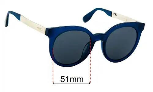 Jimmy Choo Vivy/S Replacement Lenses 51mm wide 