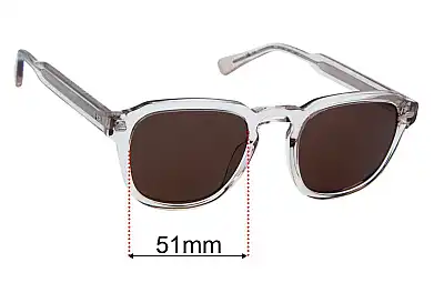 Jimmy Fairly  The Headlight Replacement Lenses 51mm wide 