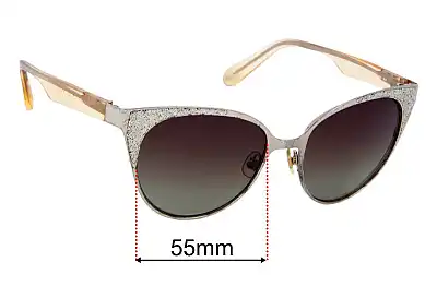Kate Spade Marietta/O/S Replacement Lenses 55mm wide 