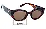 Sunglass Fix Lentes de Repuesto para Local Supply ROM - 53mm Wide 
