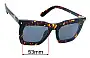 Sunglass Fix Ersatzgläser für Louis Vuitton  Z1218E - 53mm Wide 
