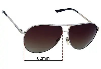 Marc by Marc Jacobs MJ 016/S Replacement Lenses 62mm wide 
