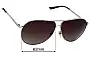 Sunglass Fix Replacement Lenses for Marc by Marc Jacobs MJ 016/S - 62mm Wide 