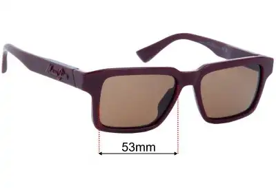 Maui Jim Kahiko MJ635 Replacement Lenses 53mm wide 