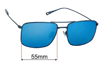 Maui Jim MJ886 Aeko Verres de Remplacement 55mm wide 