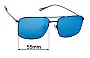Sunglass Fix Ersatzgläser für Maui Jim MJ886 Aeko - 55mm Wide 