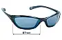 Sunglass Fix Replacement Lenses for Nike EVO161 Interchange - 67mm Wide 