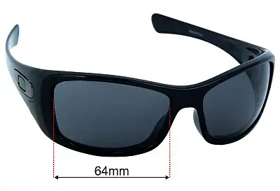 Oakley Hijinx OO9021 Verres de Remplacement 64mm wide 