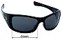Sunglass Fix Replacement Lenses for Oakley Hijinx OO9021 - 64mm Wide 