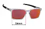 Sunglass Fix Lentes de Repuesto para Oakley Exchange OX8055 - 54mm Wide 