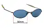 Sunglass Fix Replacement Lenses for Oakley T-Wire 1.0 - 56mm Wide 