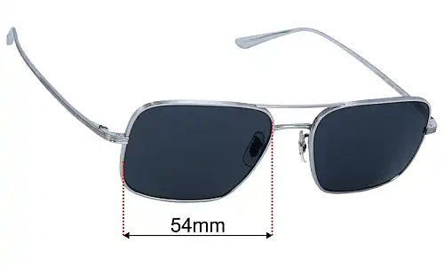 Oliver Peoples OV1246ST Victory LA Replacement Lenses 54mm wide 