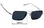 Sunglass Fix Ersatzgläser für Oliver Peoples OV1246ST Victory LA - 54mm Wide 