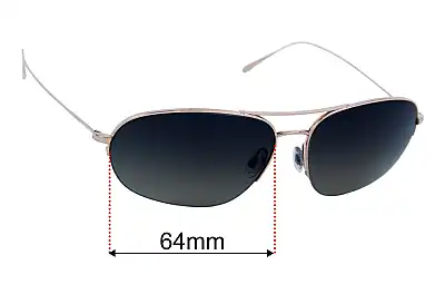 Oliver Peoples OV1304S Kondor Replacement Lenses 64mm wide 