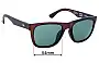 Sunglass Fix Replacement Lenses for Otis Strike Sport - 54mm Wide 