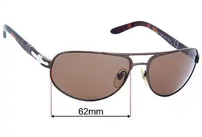 Persol 2339-S Replacement Lenses 62mm wide 