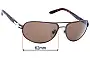 Sunglass Fix Ersatzgläser für Persol 2339-S - 62mm Wide 