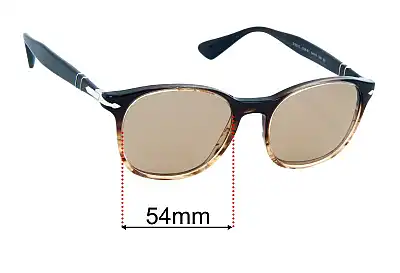 Persol 3150-S Replacement Lenses 54mm wide 