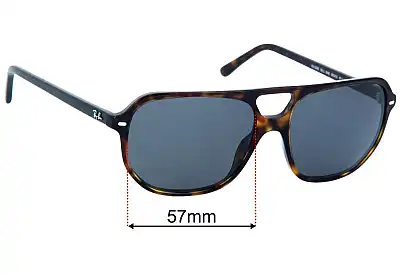 Ray-Ban RB2205 Bill One Replacement Lenses 57mm wide 