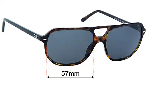 Ray-Ban RB2205 Bill One Lentes de Repuesto 57mm wide 