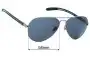 Sunglass Fix Lentes de Repuesto para Ray-Ban RB8307 Tech - 58mm Wide 