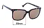 Sunglass Fix Replacement Lenses for Sea2see Garbo - 55mm Wide 