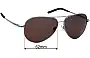 Sunglass Fix Replacement Lenses for Serengeti Carrara XL - 62mm Wide 