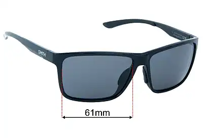 Smith Riptide Replacement Lenses 61mm wide 