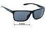 Sunglass Fix Replacement Lenses for Smith Riptide - 61mm Wide 