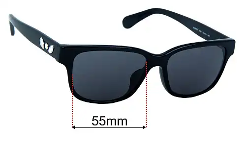 Sunglass Fix Replacement Lenses for Swarovski SK 2007F - 55mm Wide Swarovski SK 2007F Replacement Lenses 55mm wide