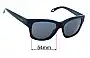 Sunglass Fix Ersatzgläser für Tiffany & Co TF 4019 - 54mm Wide 