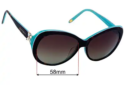 Tiffany & Co TF 4048-B Lentes de Repuesto 58mm wide 