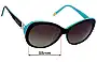 Sunglass Fix Ersatzgläser für Tiffany & Co TF 4048-B - 58mm Wide 